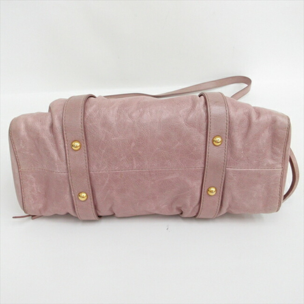 バッグ MIU MIU Archive 2way Leather bag Pink Miu Miu Pink 2way Leather Bag - Gem